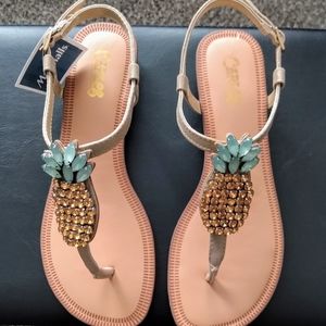 Carlos Santana flat sandals